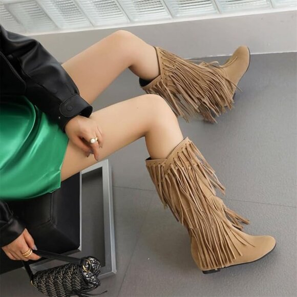 Women's Fringe Western Boots